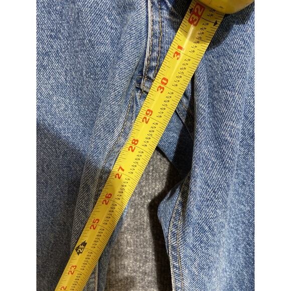 H&M & Denim Jeans Women Sz 6 High Rise Straight Leg Distressed Light Wash Pants - Picture 4 of 8